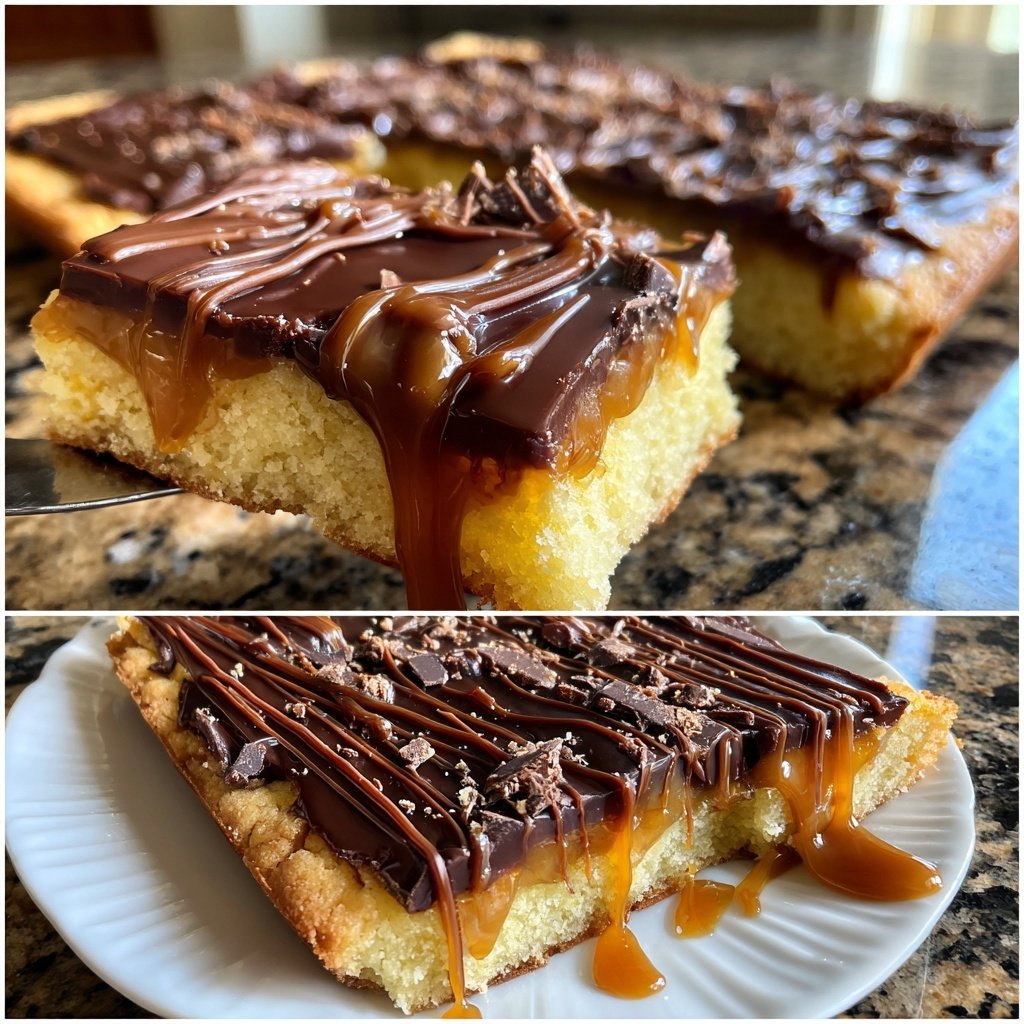 Chocolate Caramel Shortbread