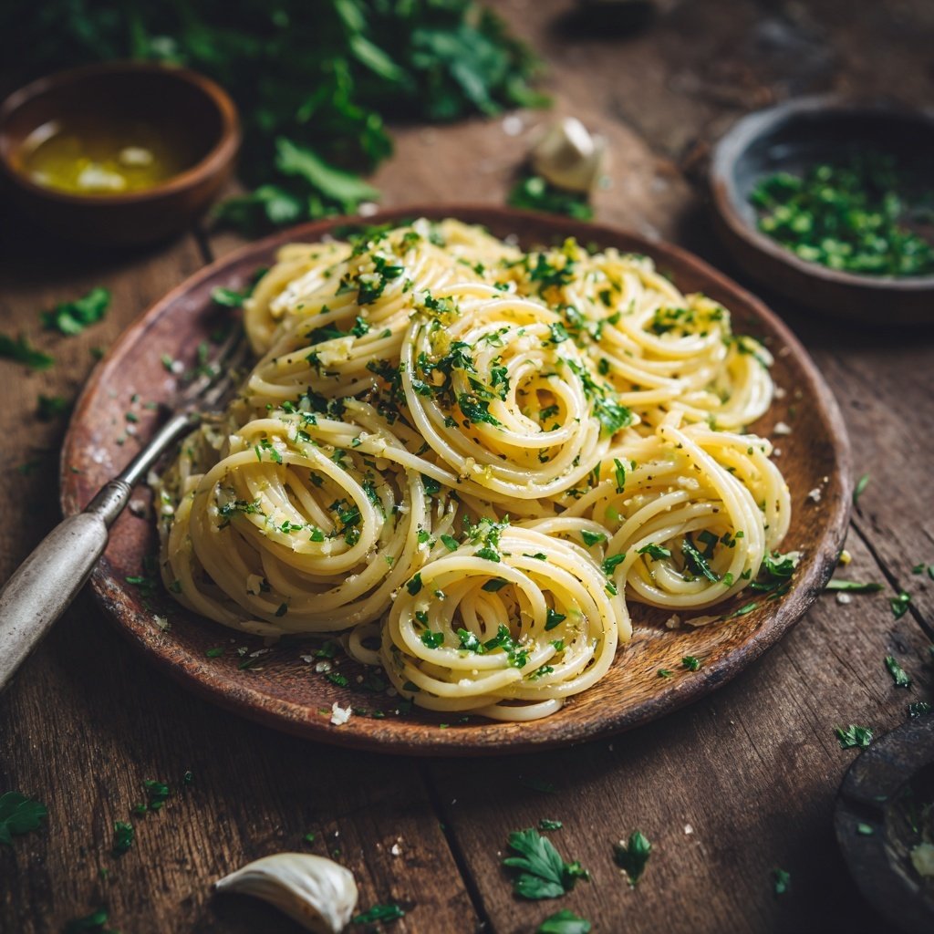 Quick Easy Pasta With Garlic And Olive Oil