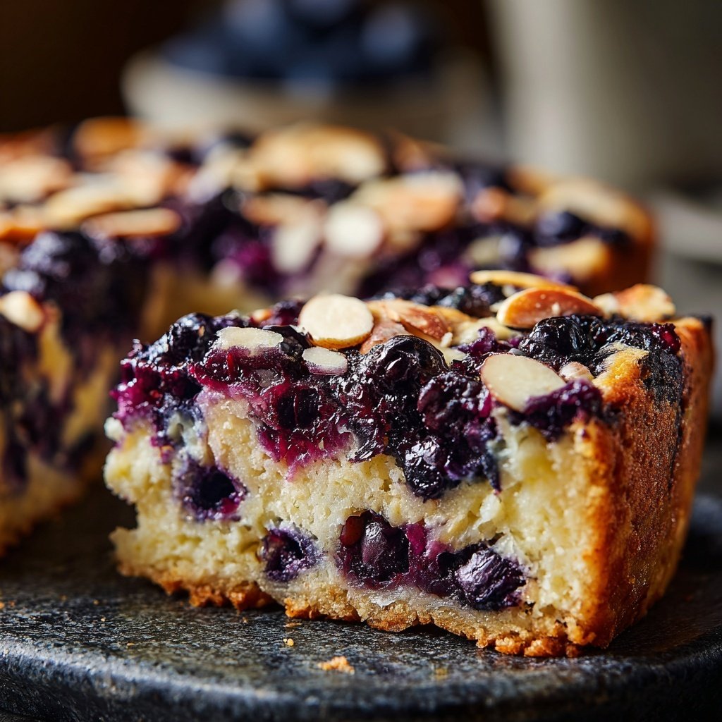 Blueberry Almond Yogurt Breakfast Bake