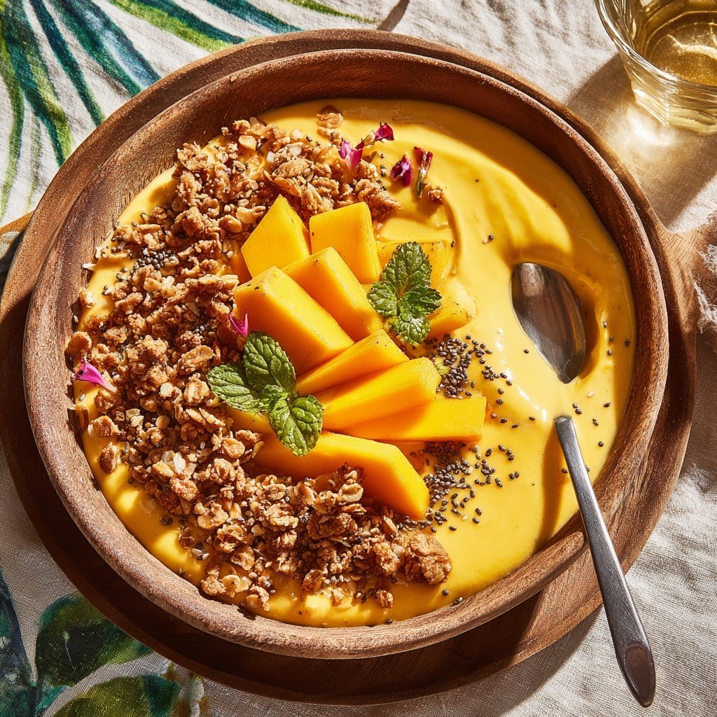 Tropical Mango Smoothie Bowl
