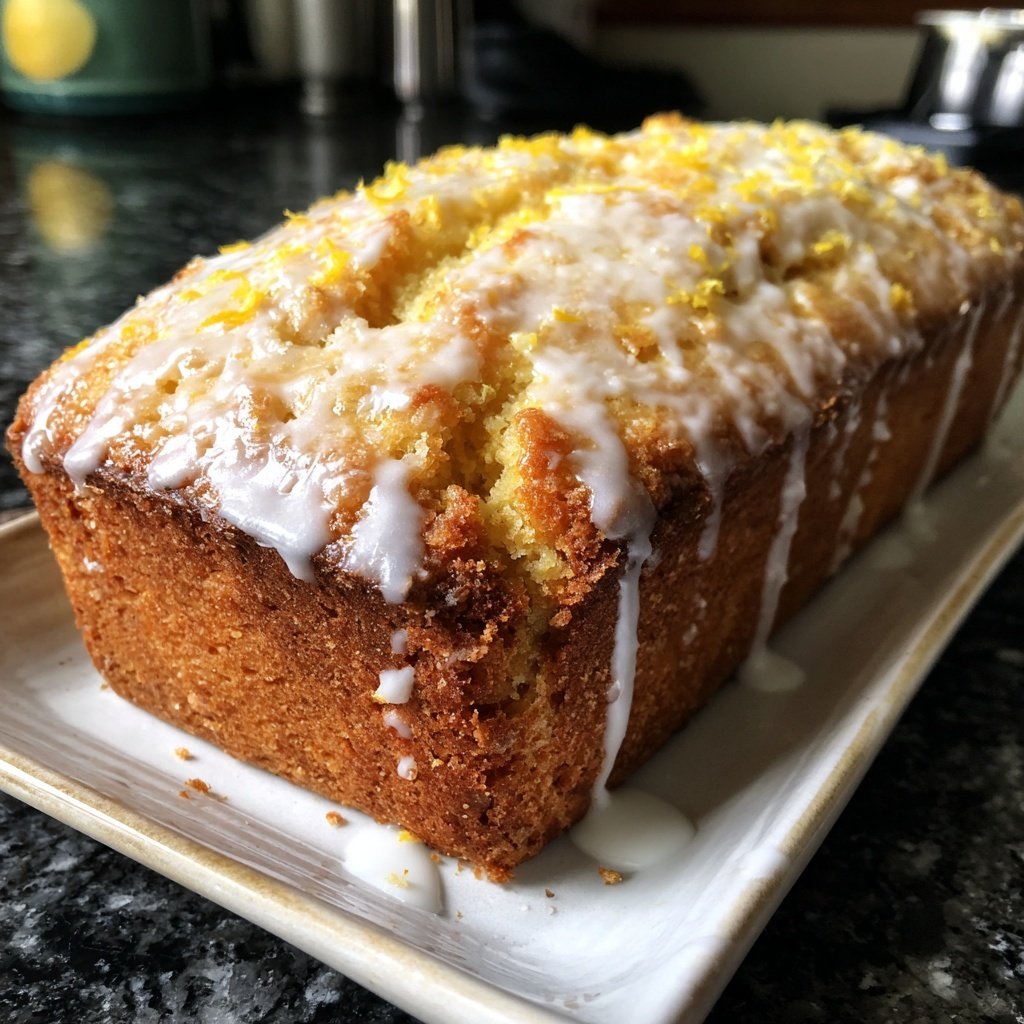 Cottage Cheese Lemon Loaf