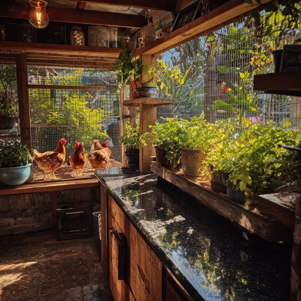 Secure Chicken Run Enclosure