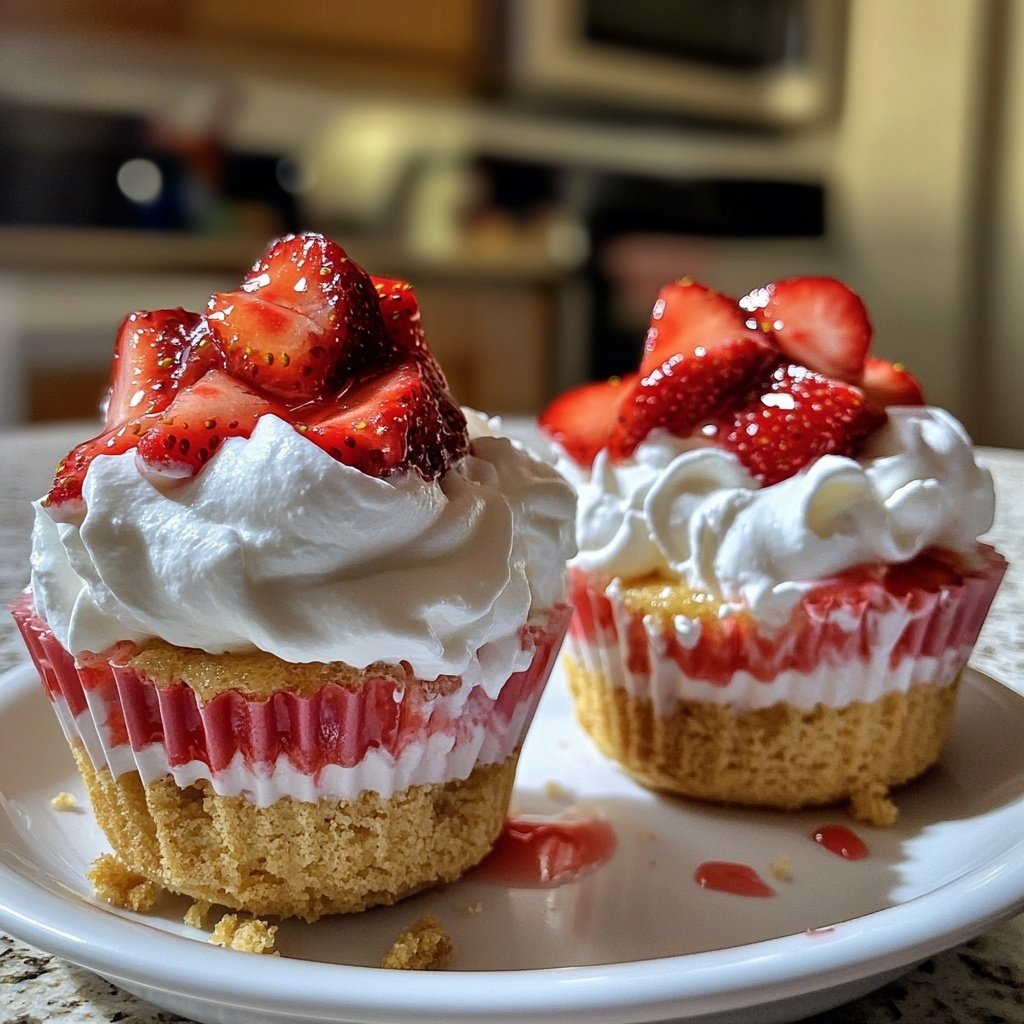 Valentines Treats Strawberry Cream Cups
