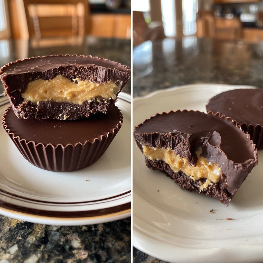 Homemade Reese’s Cups with Cashew Butter