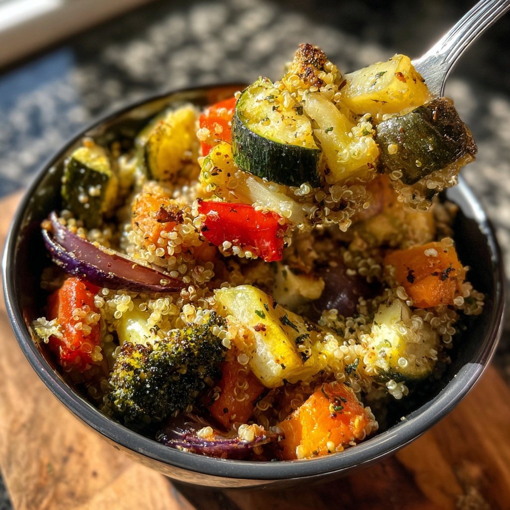 Herb Roasted Veggie Quinoa