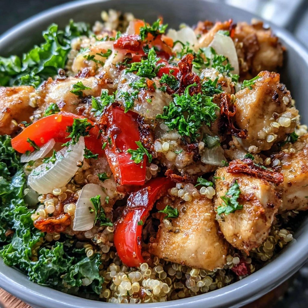 Healthy Chicken And Vegetable Quinoa
