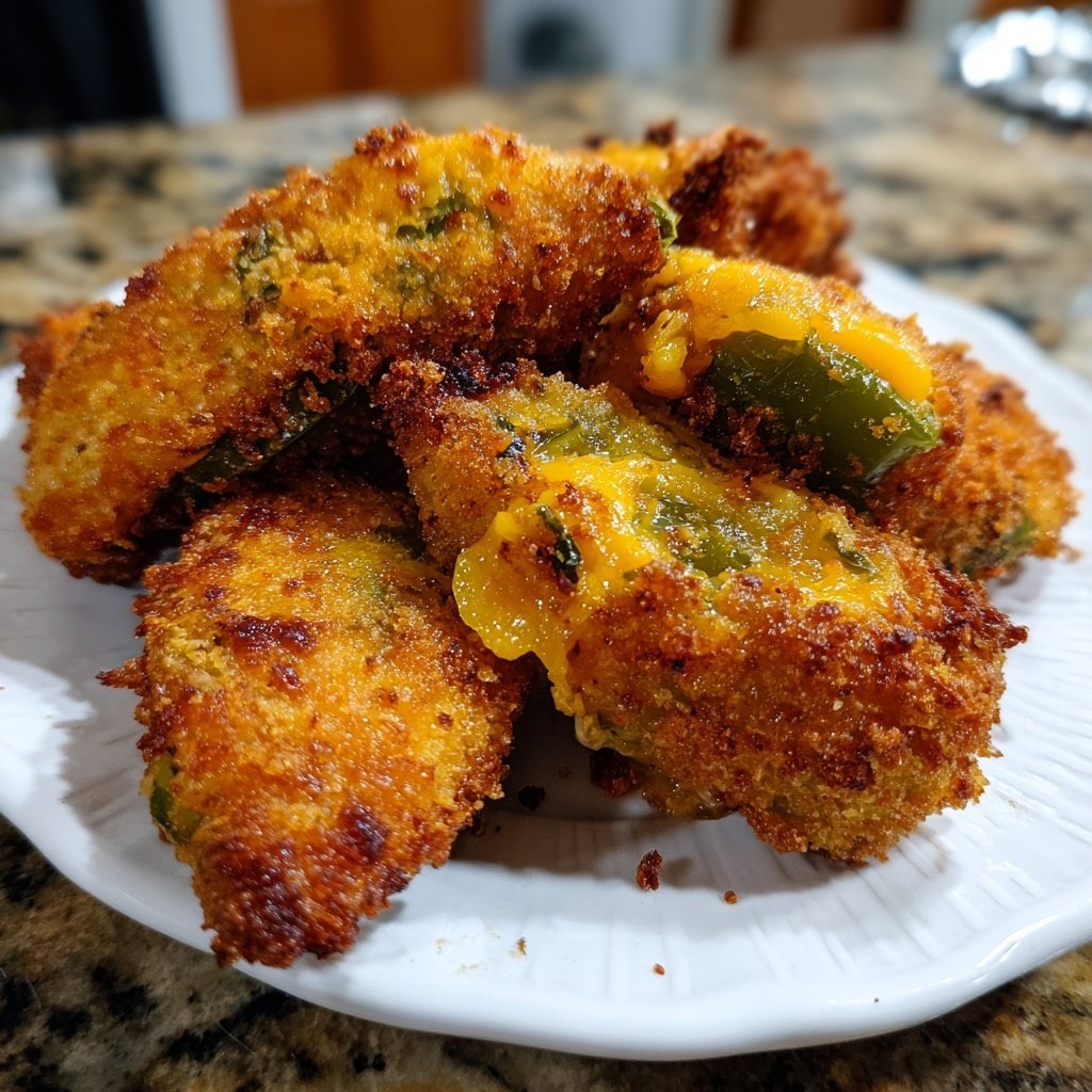Jalapeno Poppers with Avocado Cream
