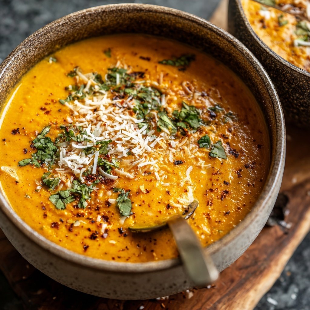 Jamaican Pumpkin Coconut Soup