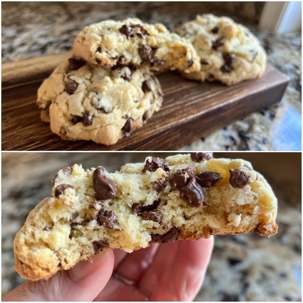 Cottage Cheese Chocolate Chip Cookies