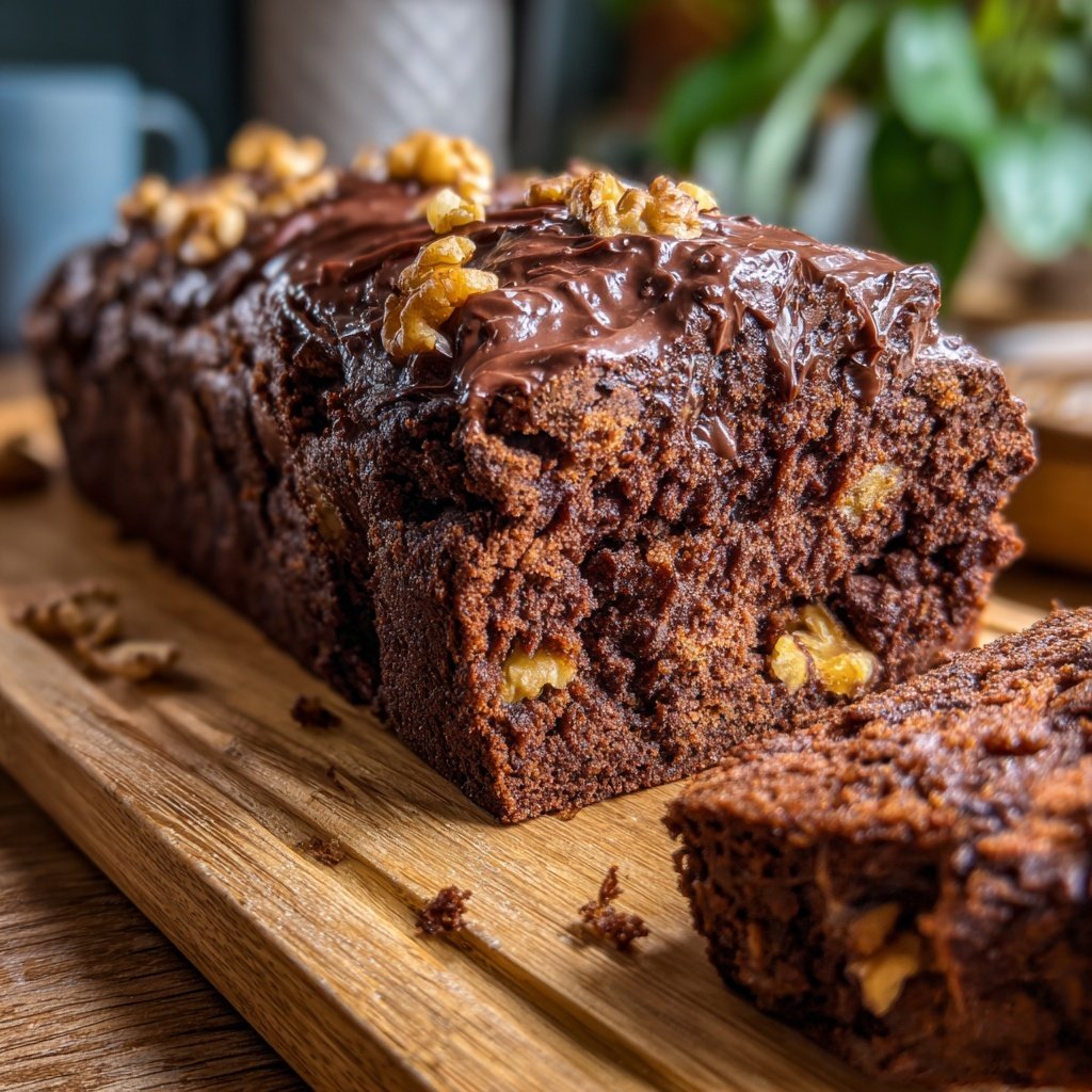 Chocolate Orange Walnut Snack Loaf