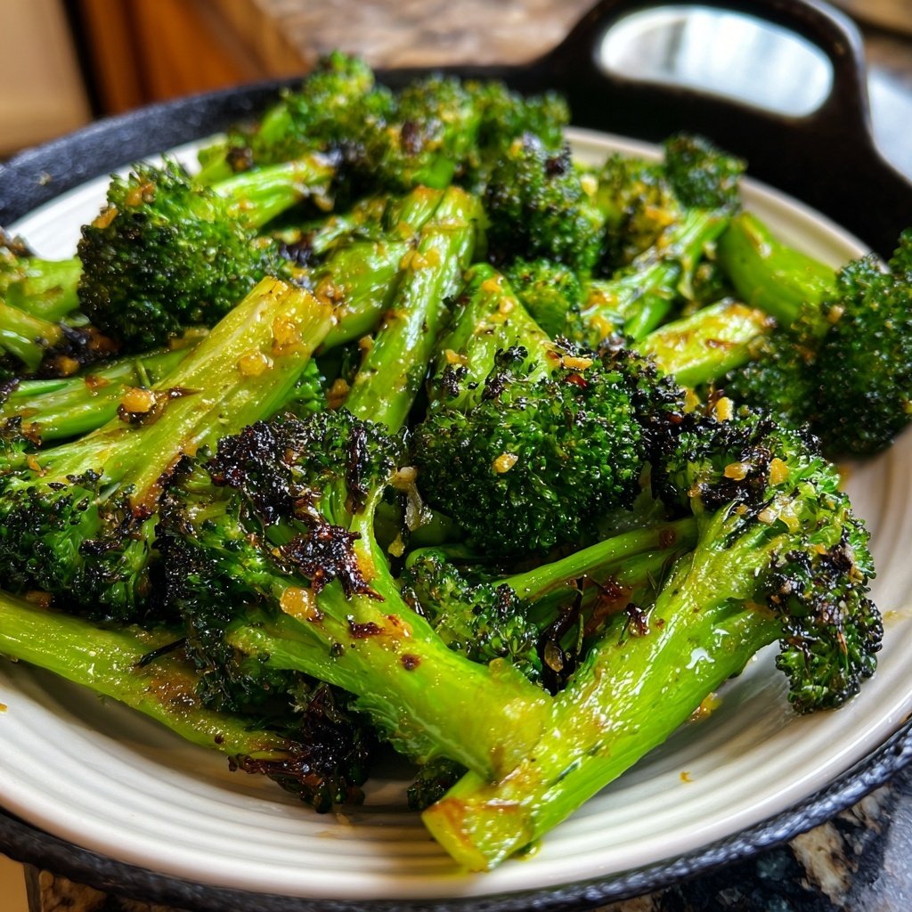 Roasted Broccoli With Garlic And Lemon