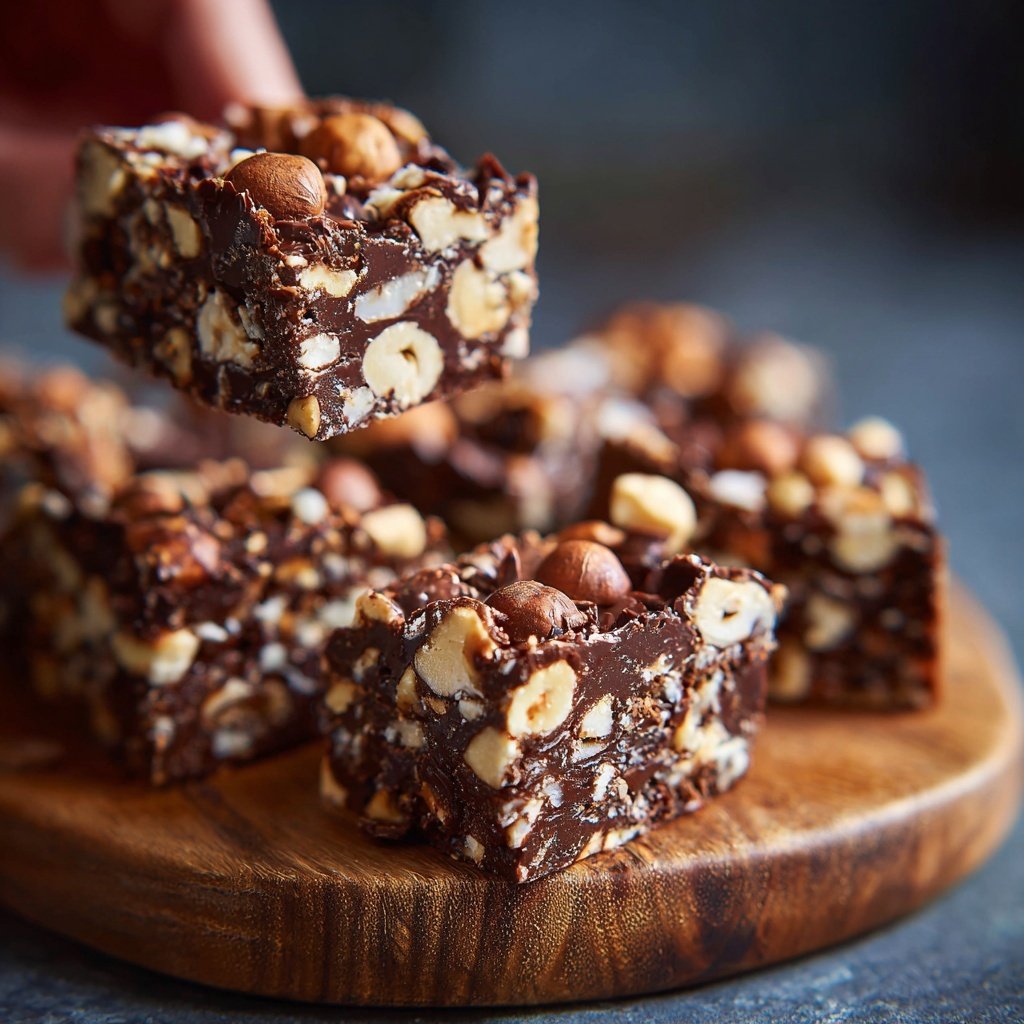 Chocolate Hazelnut Snack Squares