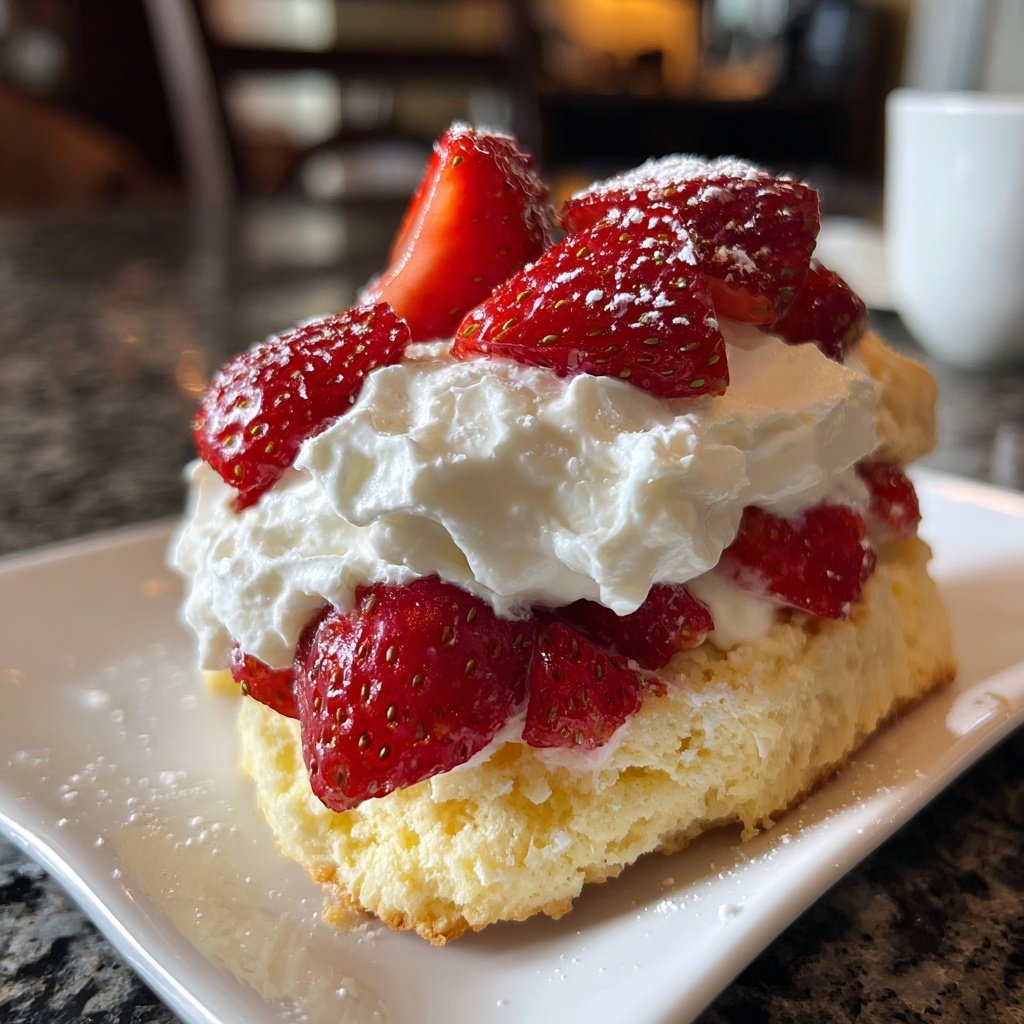 Valentines Treats Strawberry Shortcakes